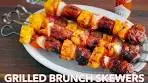 Grilled Pineapple Brunch Skewers with Spicy Maple Glaze ...