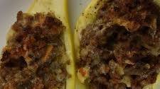 Ground Beef Stuffed Squash - Southern Stuffed Yellow Squash