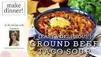 Ground Beef Taco Soup