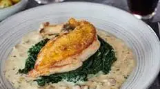 Guinea fowl breast with tarragon sauce supreme