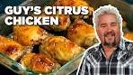 Guy Fieri Makes His Citrus Chicken Recipe | Guy's Big Bite ...