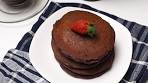 Healthy High-Protein Chocolate Pancakes