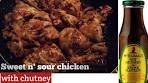 How I make sweet and sour chicken Recipe using chutney ...