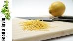 How to Julienne Lemon Zest