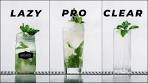 How to make a Mojito Cocktail Lazy, Pro, Clarified | How to ...