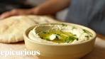 How to Make Garlic Hummus | Epicurious