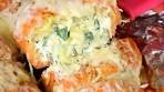 How to make Spinach Artichoke Cheese Stuffed French Bread ...