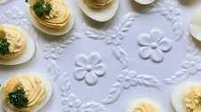 Huancaina Deviled Eggs