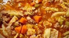 Hungarian Cabbage, Sausage, and Bean Soup