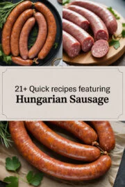 21+ Quick and Delicious Recipes Featuring Hungarian Sausage That You Can Make Tonight! hungarian-sausage-ccccc-44038