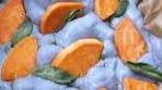 Italian Blue Focaccia Recipe with Sweet Potato and Sage