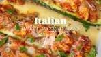 Italian Turkey Zucchini Boats 3 medium zucchini, rinsed and ...