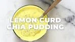 LEMON CURD CHIA PUDDING | 5 INGREDIENT VEGAN ...