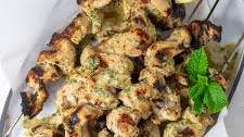 Lemon Za'atar Grilled Chicken Skewers