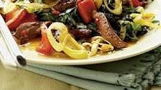 Liver & red pepper stir-fry