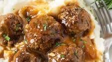 Meatballs and Gravy