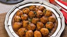 Meatballs with Espagnole Sauce