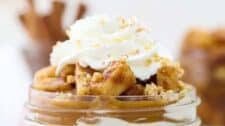Mini Caramel Apple Cheesecakes