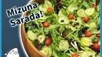 Mizuna salad with Baby greens and Yuzukosho dressing 🔥🥗