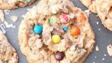 M&M Cowboy Cookies