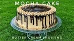 Mocha Cake With Buttercream Frosting | Mocha Cake Recipe ...
