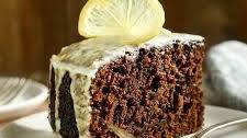Moist Gingerbread Cake With Lemon Glaze
