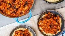 Moroccan-Spiced Root Vegetables with Couscous