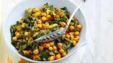 Moroccan-spiced silverbeet