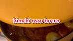 My version of osso bucco, w kimchi + chicken paitan broth ...