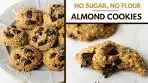 NO SUGAR, NO FLOUR CHOCOLATE CHIP COOKIES ...