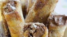 Nutella French Toast Roll Ups