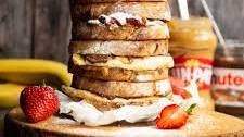 Nutella Peanut Butter Sandwiches