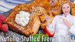NUTELLA-Stuffed French Toast Recipe! Weekend Breakfast ...