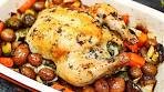 One Pan Roast Whole Chicken and Vegetables Recipe - How ...