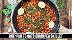 One-Pan Tomato Chickpea Skillet | Healthy & Delicious 20 ...