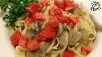 Pasta with Savory Mushroom Cream Sauce (Vegan, Oil-Free ...