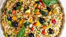 Pearl Couscous Salad (Ptitim)
