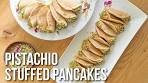 Pistachio cream filled Qatayef - Stuffed Middle Eastern ...
