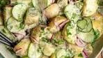 Potato and Cucumber Salad with Creamy Dill Dressing ...
