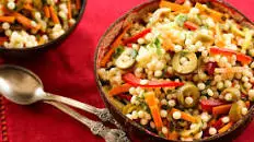Ptitim Salad (Israeli Couscous Salad with Herbs)