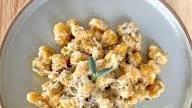 Pumpkin Gnocchi in a Creamy Sage Sauce