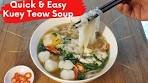 Quick & Easy Kuey Teow Soup | Flat Rice Noodle Soup Recipe
