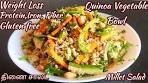 Quinoa Vegetable Bowl For Weight Loss Journey / Protein ...