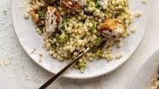 Ranch Chicken Meatballs with Broccoli Couscous