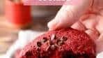 Red velvet cookies | Red velvet cookies, dei biscotti ...