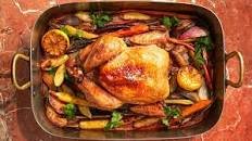 Roast Chicken With Vegetables and Potatoes