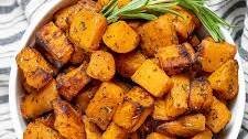 Roasted Air Fryer Sweet Potato Cubes {Sweet or Savory}