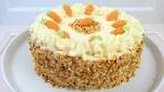 Rüblikuchen - Carrot Cake mit Frischkäse Frosting / Cream ...