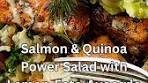 SALMON & QUINOA POWER SALAD WITH LEMON-FETA ...