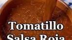 Salsa Roja de Tomatillo y Guajillo: Receta Esencial